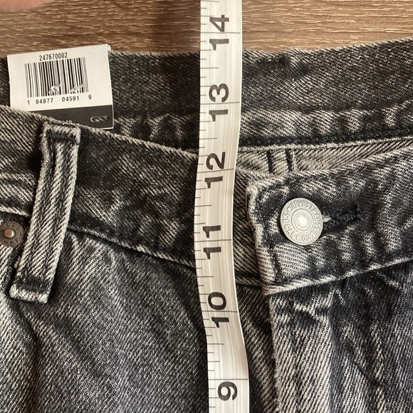 NWT Levi's High Loose Straight Black Non-Stretch Jeans - Picture 7 of 10